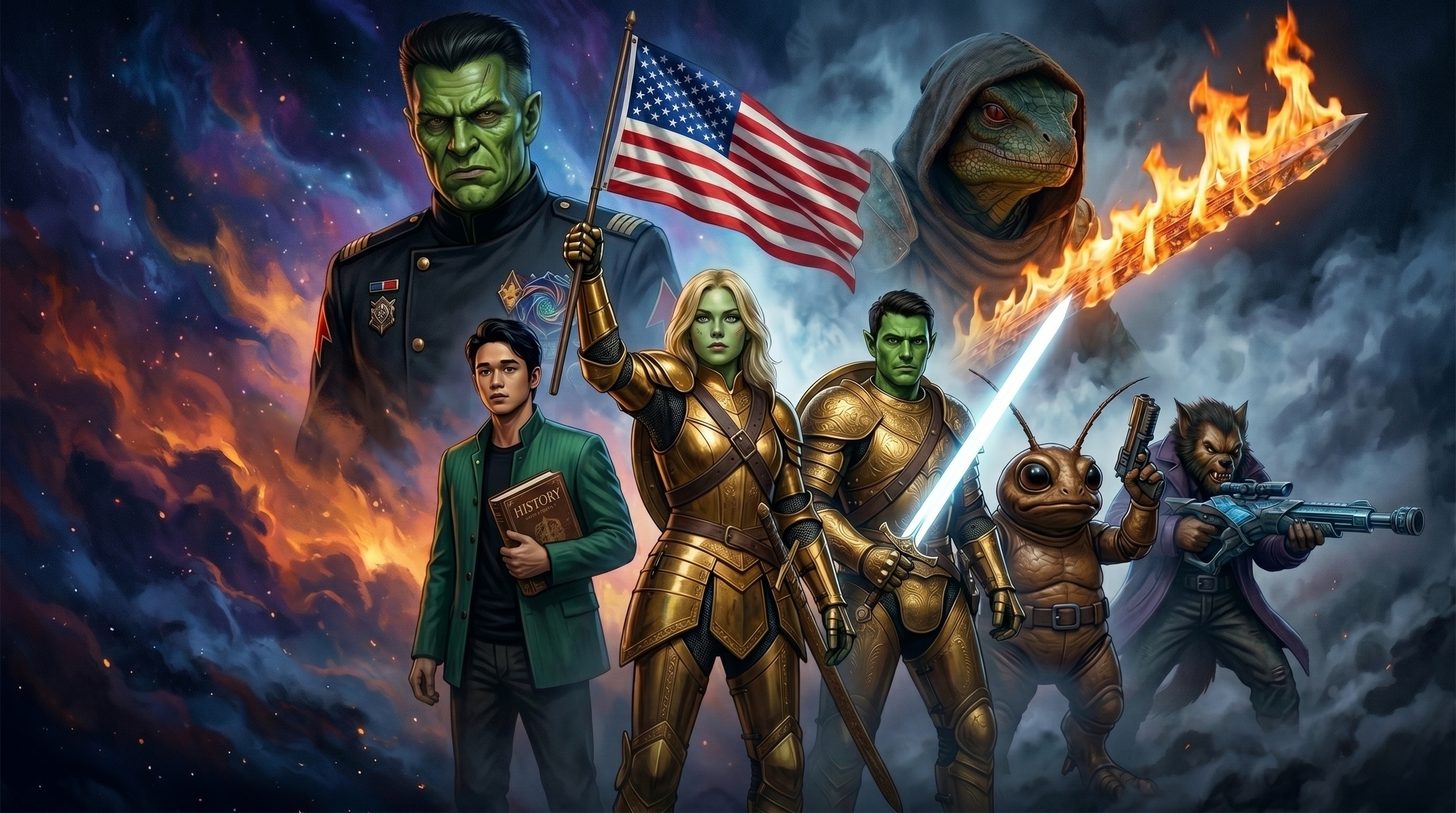 We Were Humans let freedom reign poster